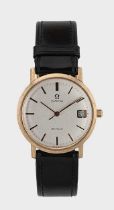 Omega - A 9ct gold 'de Ville' wristwatch,