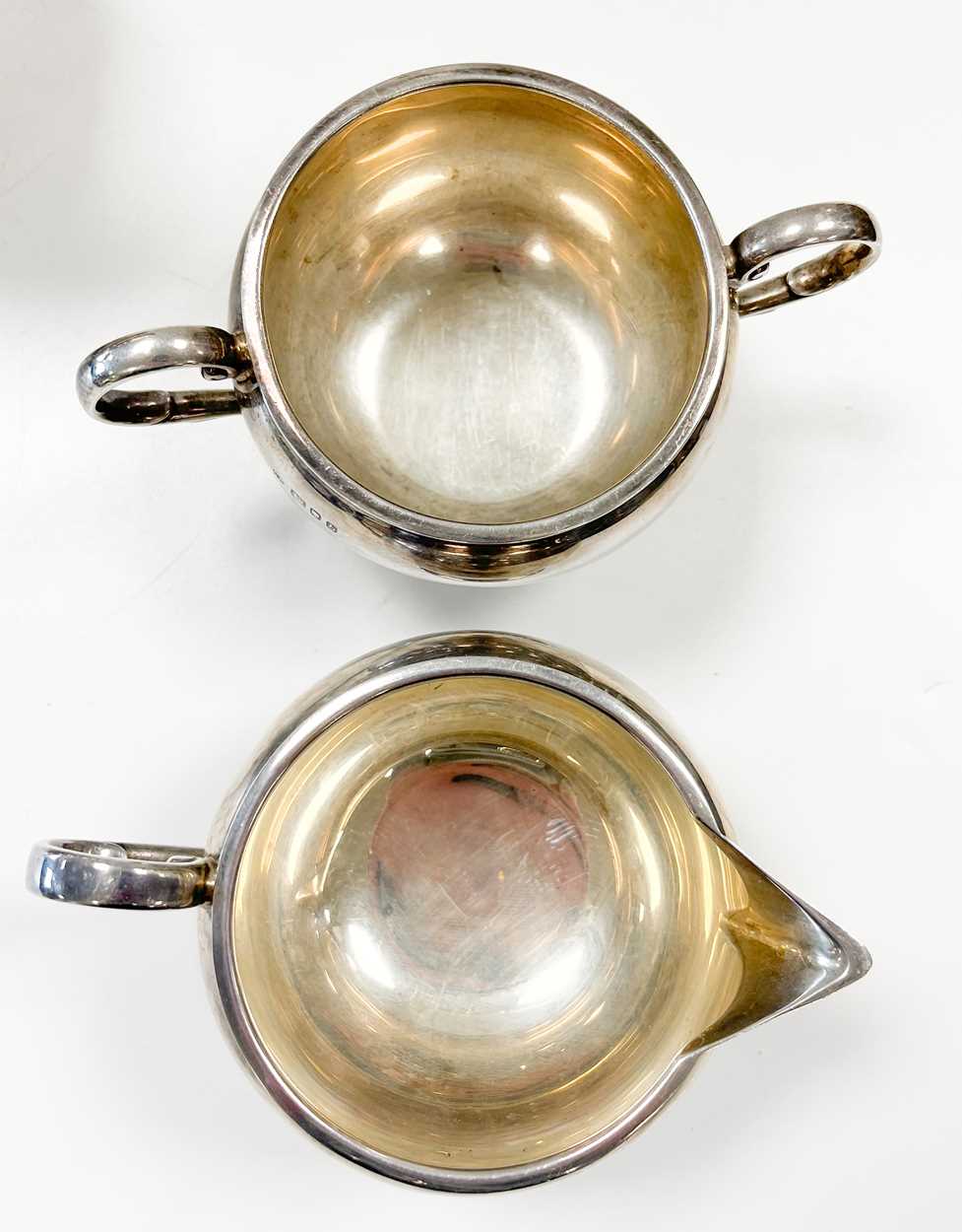 An Elizabeth II silver 4-piece tea set, - Image 4 of 8