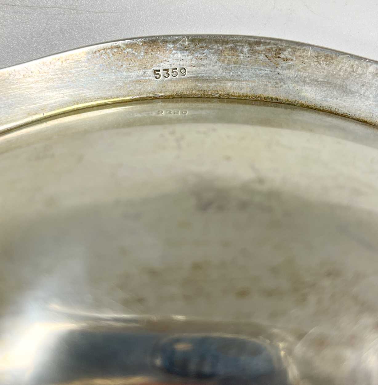 A Danish metalwares silver vegetable dish, - Image 5 of 6