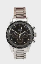 Omega - A steel 'Speedmaster Pre Moon' wristwatch,