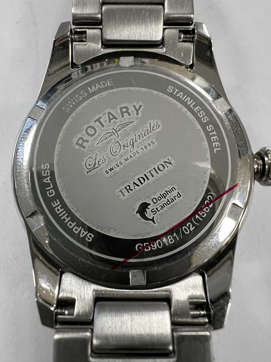 Rotary - A steel 'Les Originales Tradition GMT' wristwatch, - Image 2 of 7