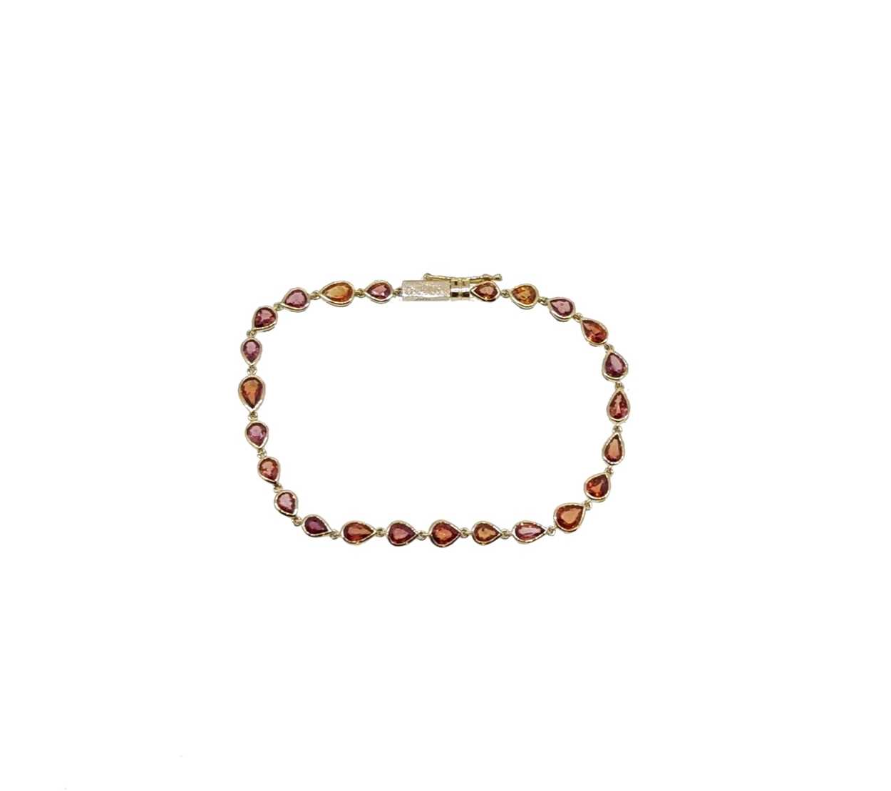 A sapphire line bracelet,