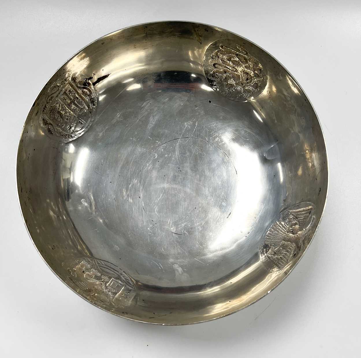 An early 20th century Cypriot metalwares silver fruit bowl, - Image 4 of 5