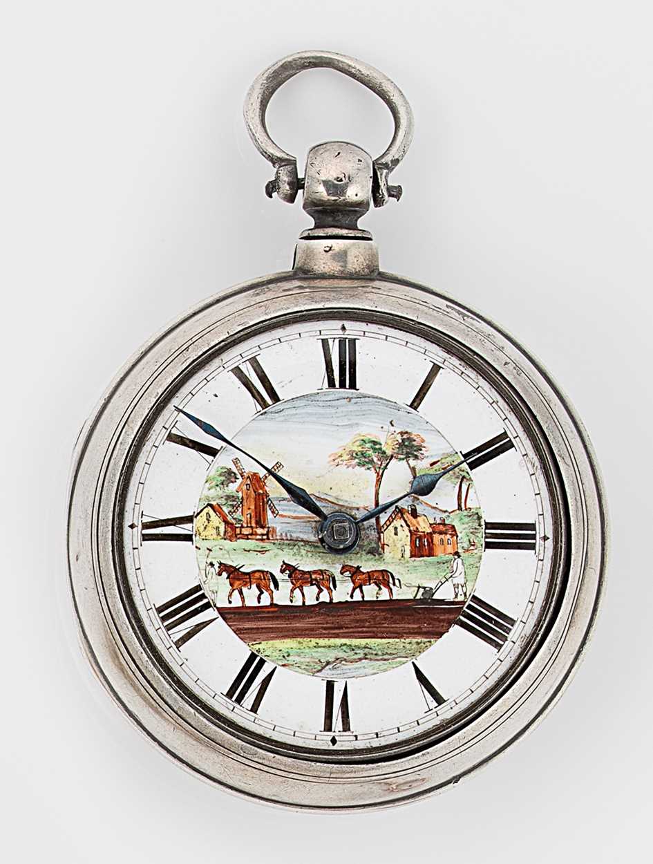 C. & J. Ketterer, Ware - A mid 19th century silver pair cased pocket watch, - Image 13 of 13