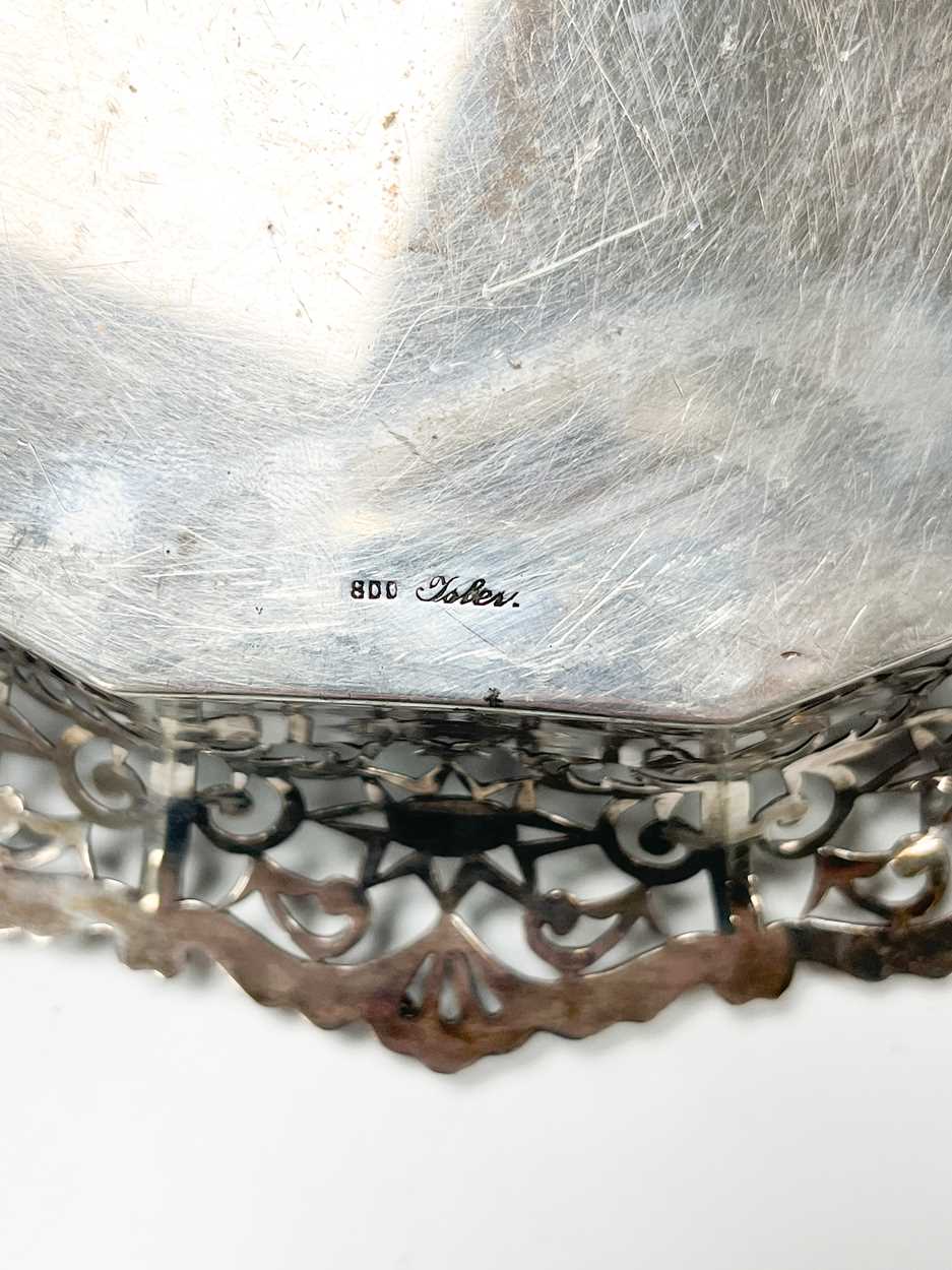 A (probably) German metalwares fruit bowl, - Image 4 of 4