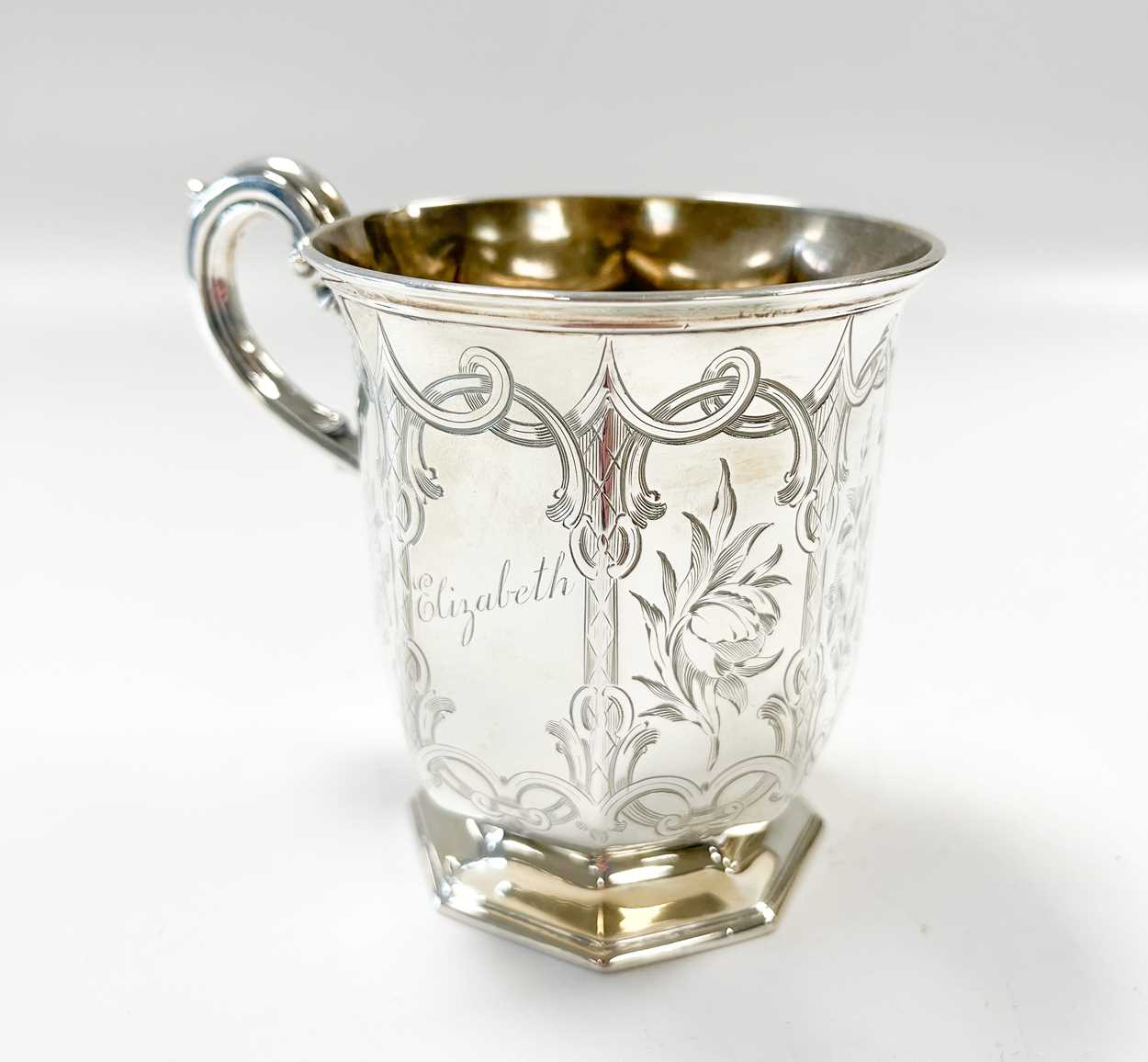 A Victorian silver christening cup, - Image 2 of 5