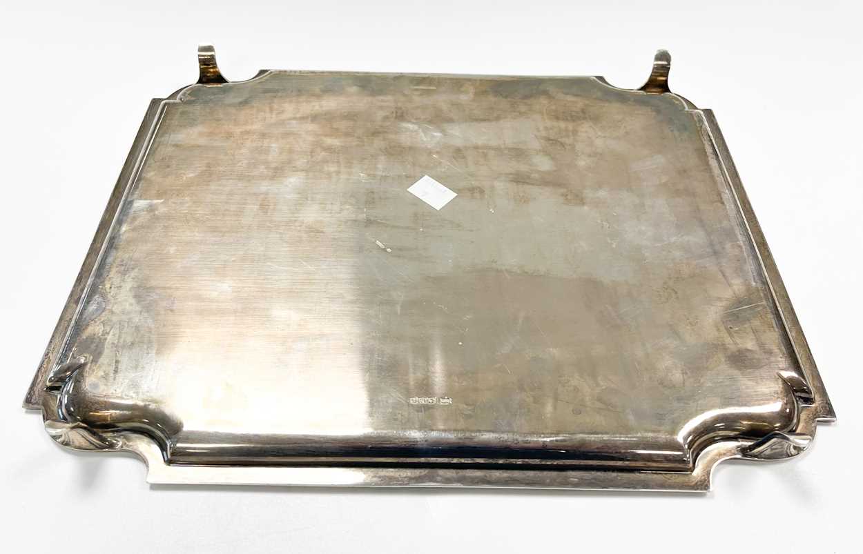 A George V silver tray, - Image 2 of 4