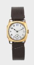 Visible, Les Breuleux - An 18ct gold wristwatch,