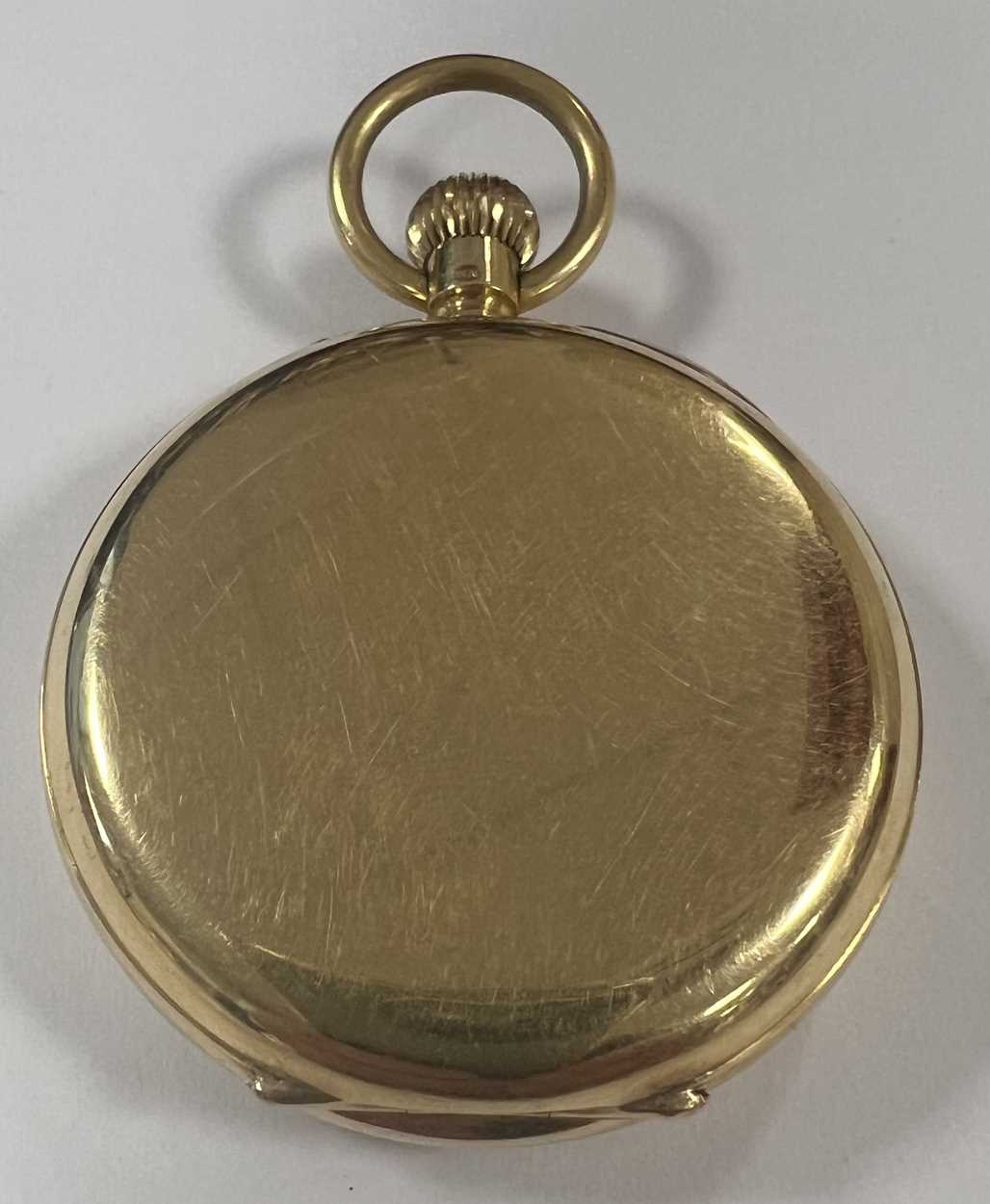 J.W. Benson, London - An 18ct gold open faced pocket watch, - Bild 2 aus 6