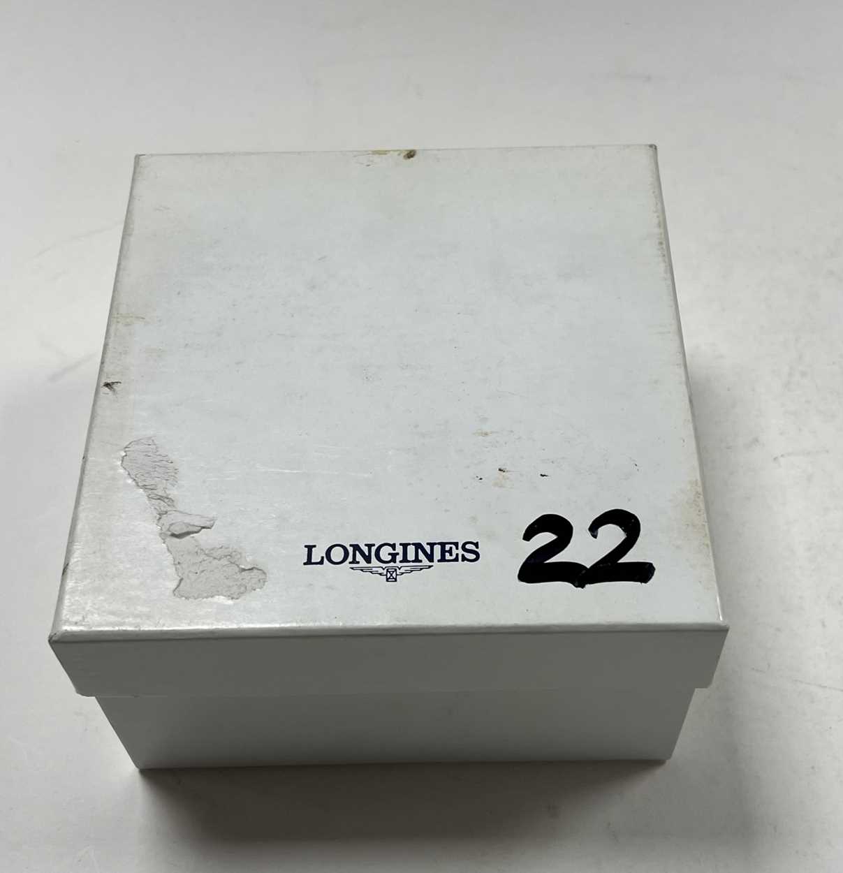 Longines - A steel and gold plated 'Conquest' wristwatch, - Image 12 of 12