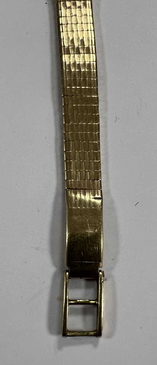 Omega - A 9ct gold wristwatch, - Image 6 of 11