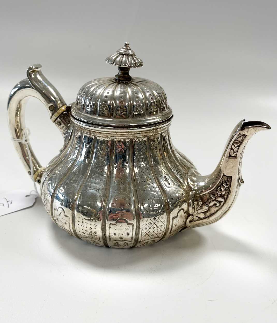 A Victorian silver bachelor's teapot, mark of R. & S. Garrard & Company, - Image 2 of 6