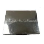 Andrew A. Taylor for Cartier - An American metalwares silver table cigarette box,