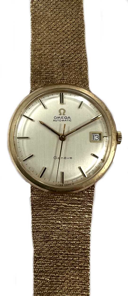 Omega - A 9ct gold wristwatch, - Image 2 of 12