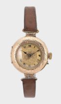 Dimier Frères & Cie, Genève - A 15ct gold wristwatch,