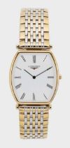 Longines - A steel and gold-plated 'La Grande Classique' wristwatch,