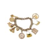 A charm bracelet,