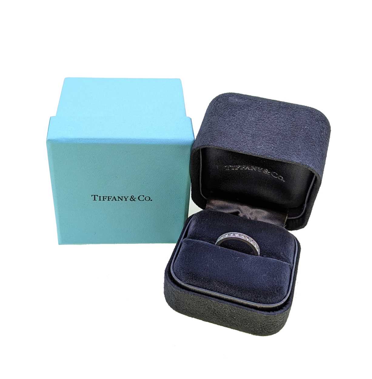 Tiffany & Co - A diamond set full eternity ring, - Image 2 of 5