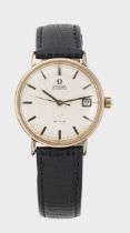 Omega - A gold plated 'de Ville' wristwatch,