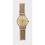 Rotary - A 9ct gold wristwatch,