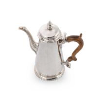 A Victorian silver coffee pot, mark of R. & S. Garrard & Company,