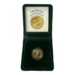 An Elizabeth II proof sovereign,