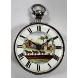 C. & J. Ketterer, Ware - A mid 19th century silver pair cased pocket watch,