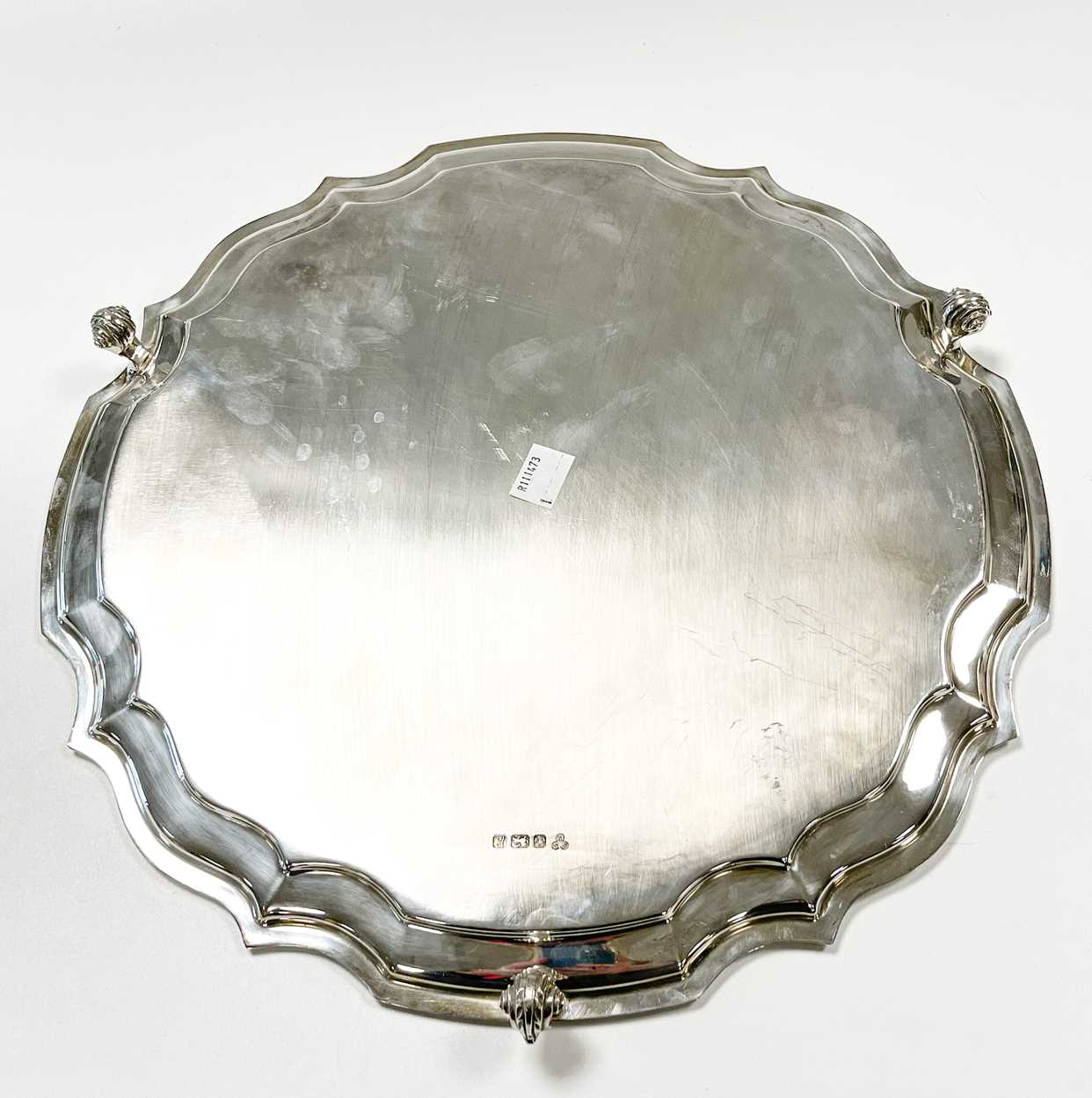 An Elizabeth II silver salver, - Image 3 of 4