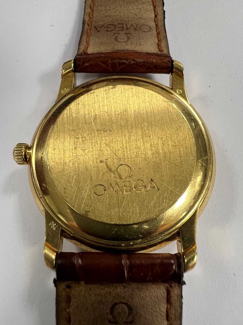 Omega - An 18ct gold 'de Ville Prestige' wristwatch, - Image 3 of 12