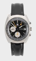 Tissot - A steel 'Navigator' chronograph wristwatch,