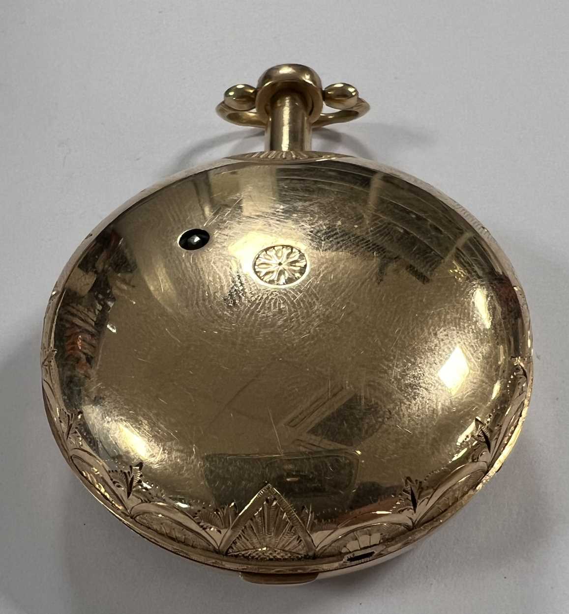 An early 19th century Swiss pair cased quarter repeating pocket watch, - Image 10 of 16