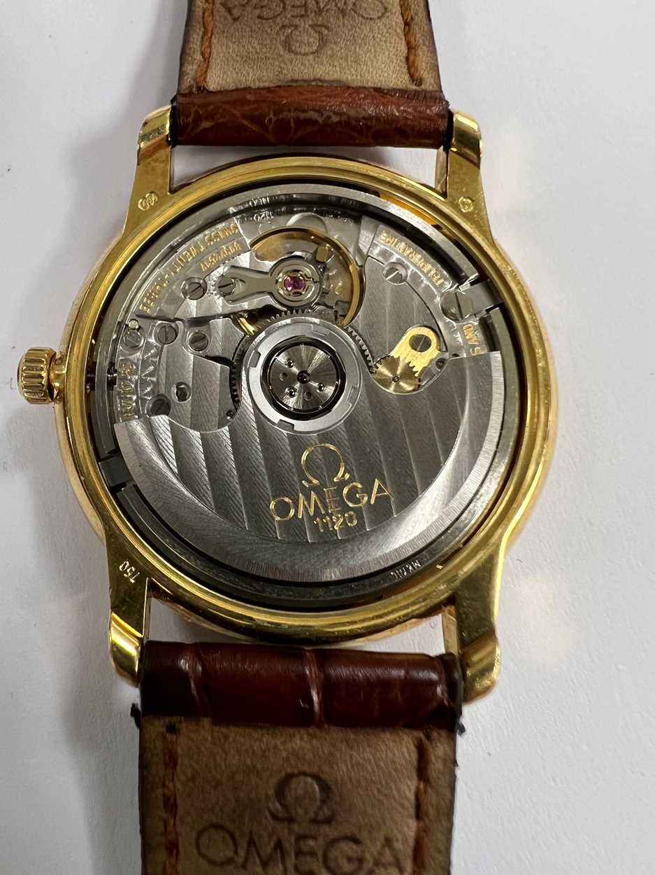 Omega - An 18ct gold 'de Ville Prestige' wristwatch, - Image 8 of 12