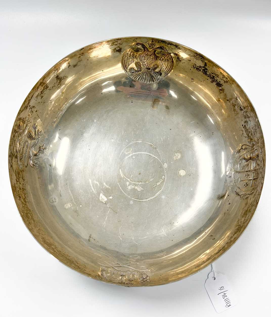 An early 20th century Cypriot metalwares fruit bowl, - Image 4 of 5