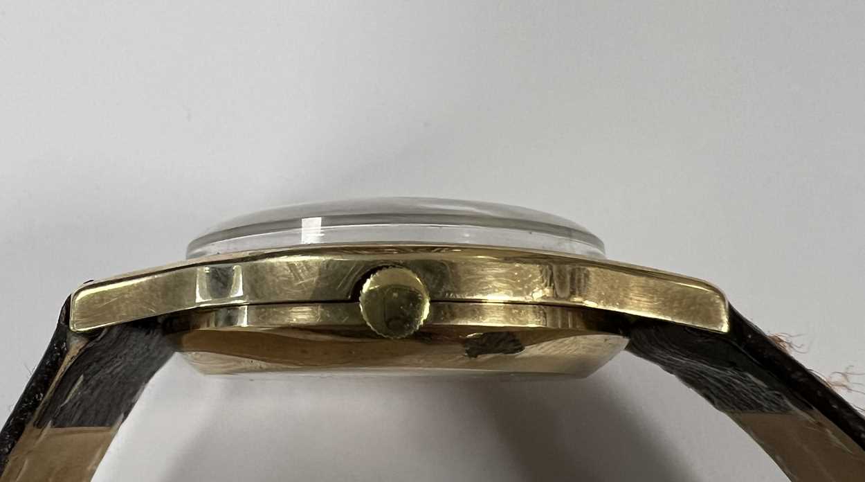 Omega - A 9ct gold wristwatch, - Image 3 of 5