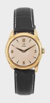 Omega - A Swiss 18ct gold wristwatch,