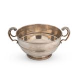 An Edward VII silver rose bowl,