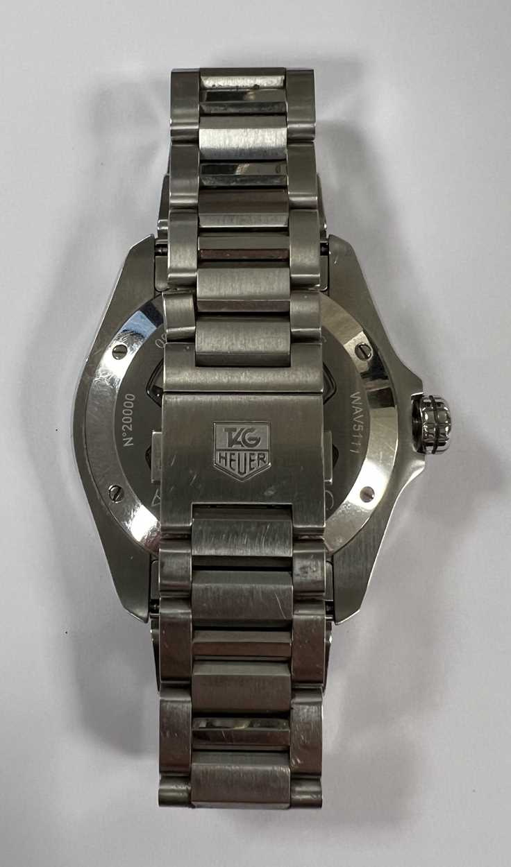 Tag Heuer - A steel 'Grand Carerra GMT Grande Date' wristwatch, - Image 2 of 11