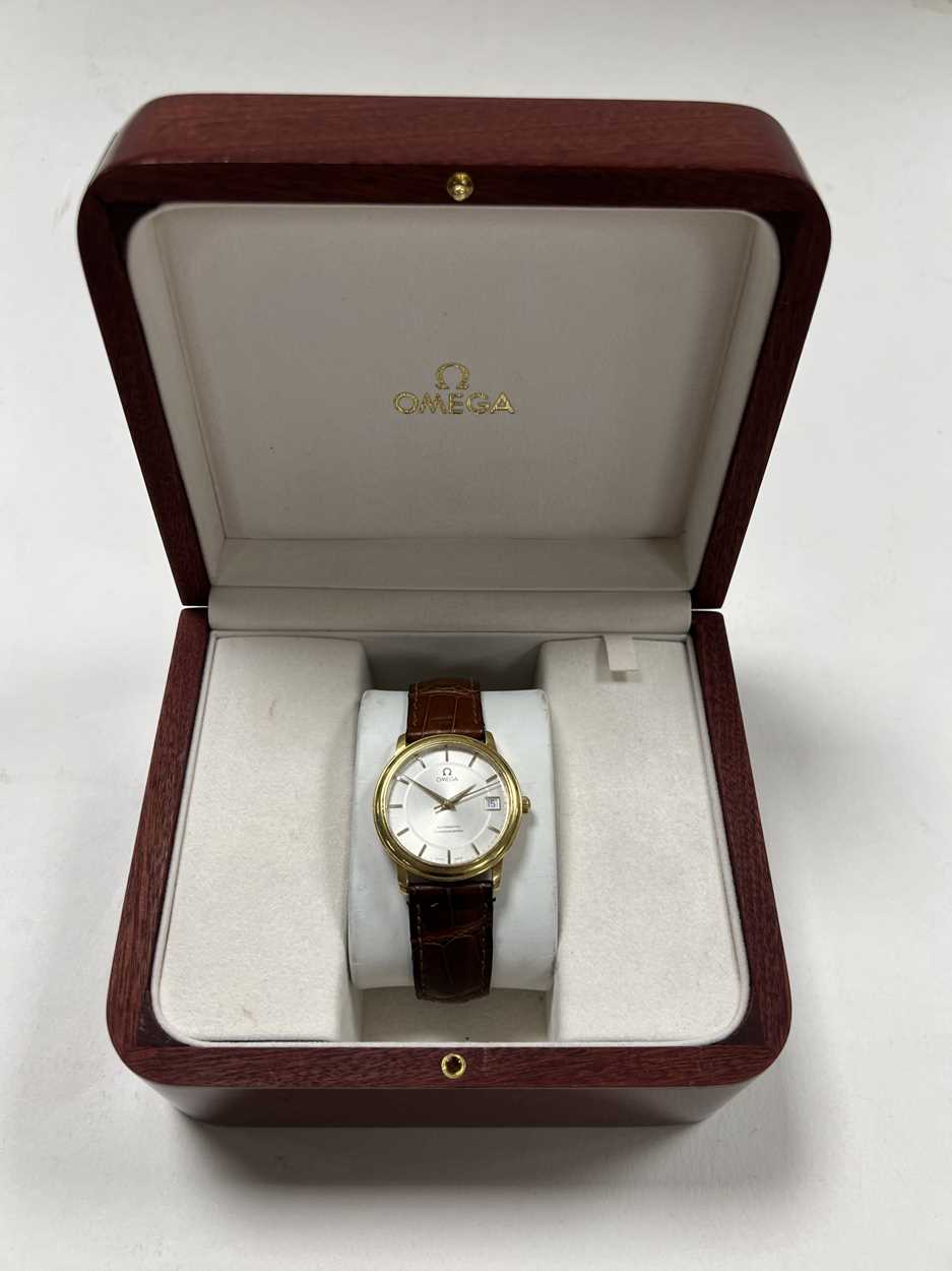 Omega - An 18ct gold 'de Ville Prestige' wristwatch, - Image 9 of 12