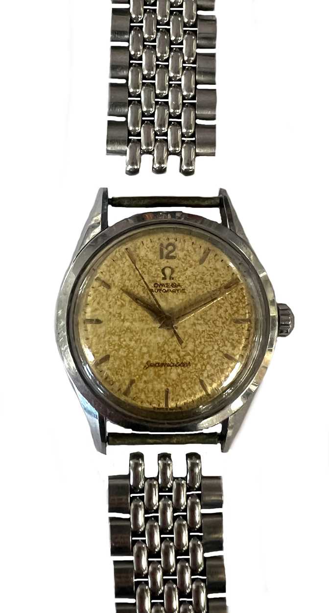 Omega - A steel 'Seamaster' wristwatch, - Image 2 of 9