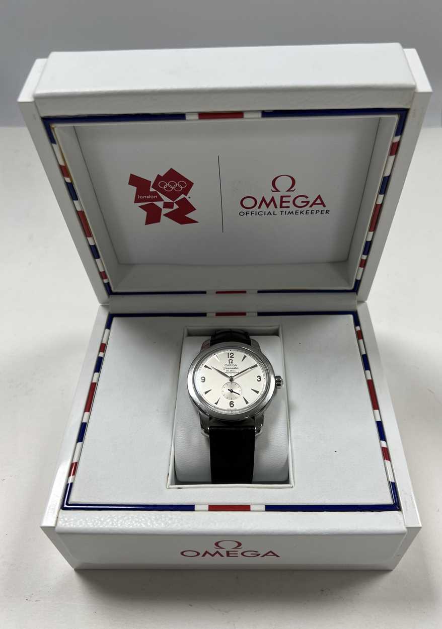 Omega - A steel limited edition 'Seamaster 1948 Co-Axial London 2012' wristwatch, - Image 6 of 11