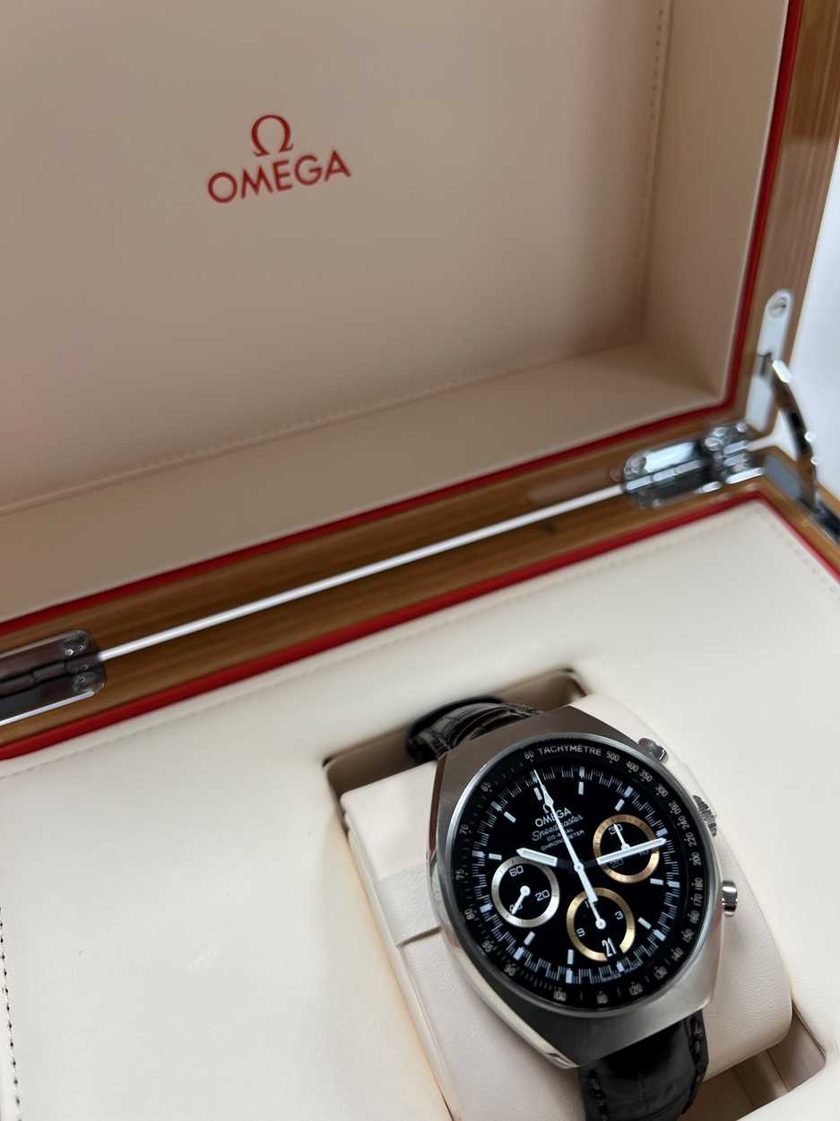 Omega - A steel limited edition 'Speedmaster Mark II Co-Axial Rio 2016' wristwatch, - Image 10 of 12