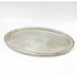 An early 20th century German metalwares silver tray,