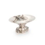 An early 20th century Danish metalwares bon bon dish, mark of Georg Jensen,