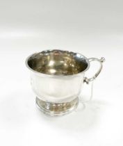 Edinburgh - A George IV silver tot cup,