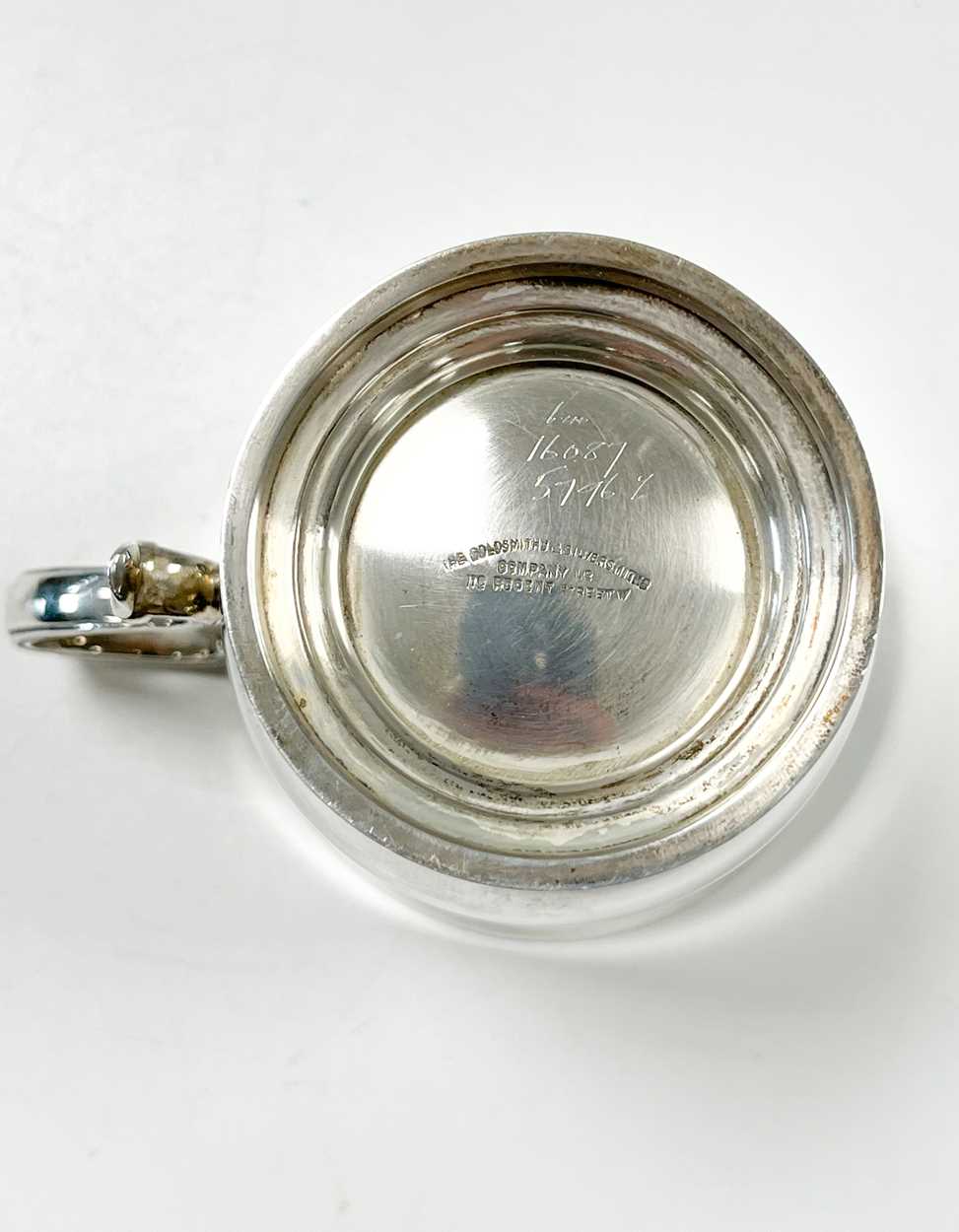 A George V silver christening tankard. - Image 5 of 6