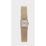 Tissot - A 9ct gold 'Stylist' wristwatch,