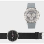 Porsche - A steel 'Driver's Selection Sport Classic Chronograph 911' wristwatch and another,