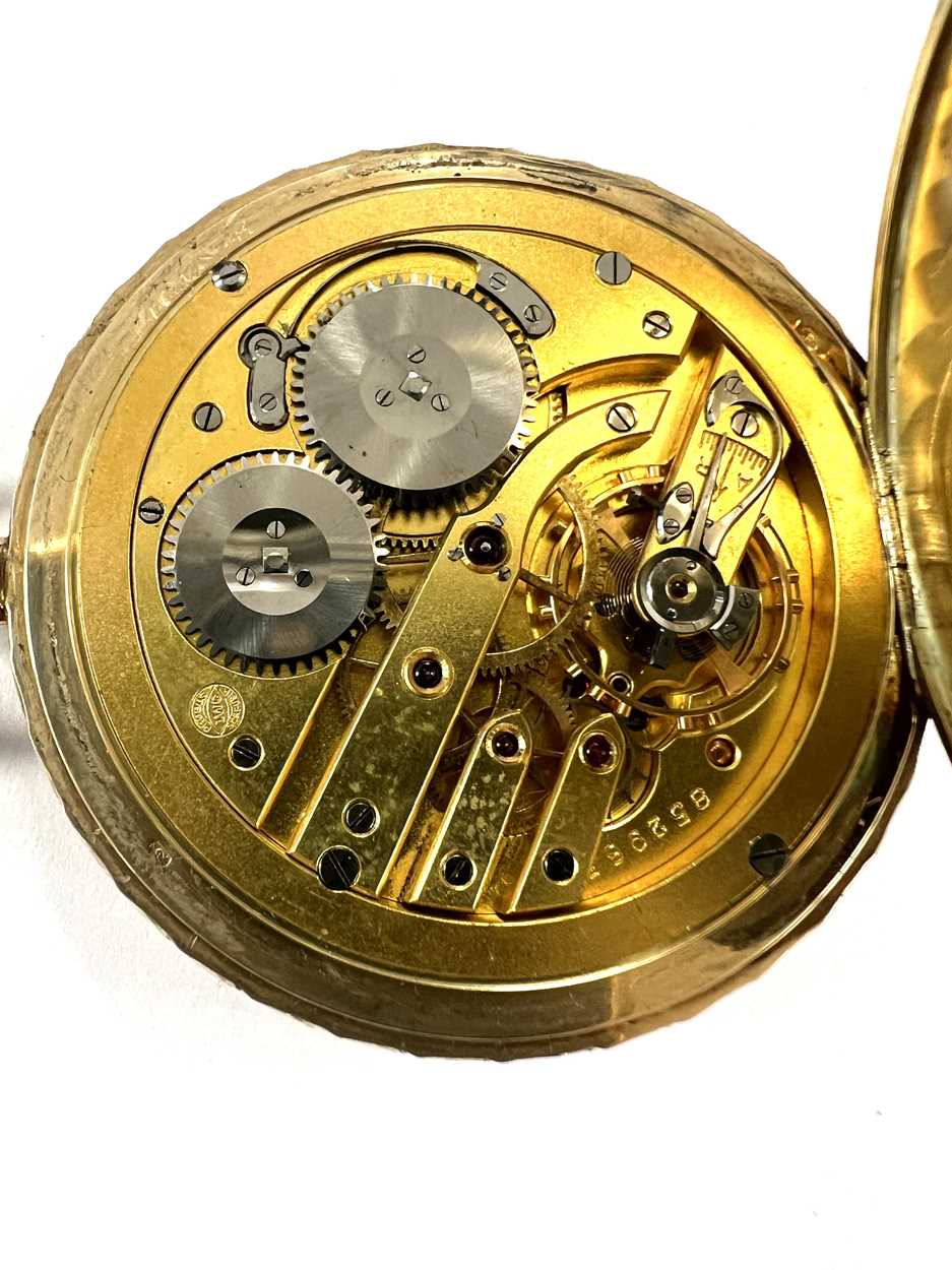 IWC, Schaffhausen - A Swiss 14ct gold full hunter pocket watch, - Image 8 of 9