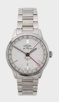 Rotary - A steel 'Les Originales Tradition GMT' wristwatch,