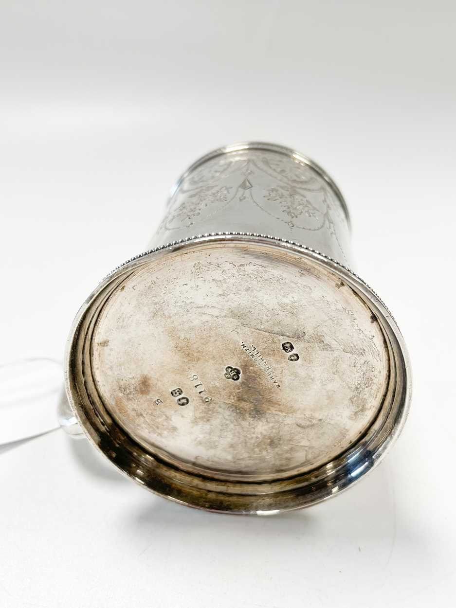 A Victorian silver christening tankard, - Image 4 of 4